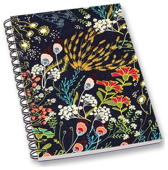 

RADANYA Floral A5 Notebook Wirebound Ruled Paper Diary