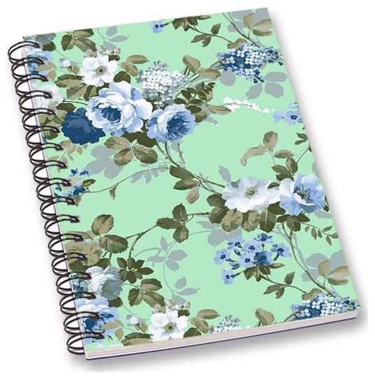 

RADANYA Floral A5 Notebook Wirebound Ruled Paper Diary