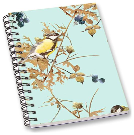 

RADANYA Floral Bird A5 Notebook Wirebound Ruled Paper Diary