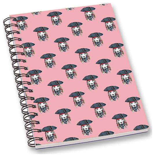

RADANYA Floral A5 Notebook Wirebound Ruled Paper Diary
