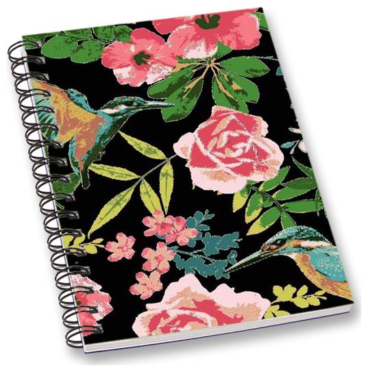 

RADANYA Floral Bird A5 Notebook Wirebound Ruled Paper Diary