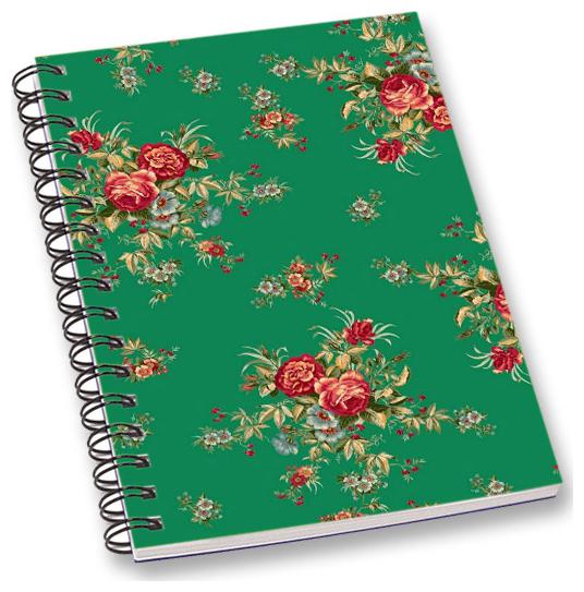 

RADANYA Floral A5 Notebook Wirebound Ruled Paper Diary