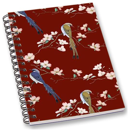 

RADANYA Floral Bird A5 Notebook Wirebound Ruled Paper Diary