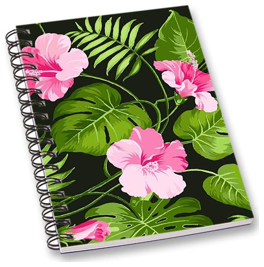 

RADANYA Floral A5 Notebook Wirebound Ruled Paper Diary