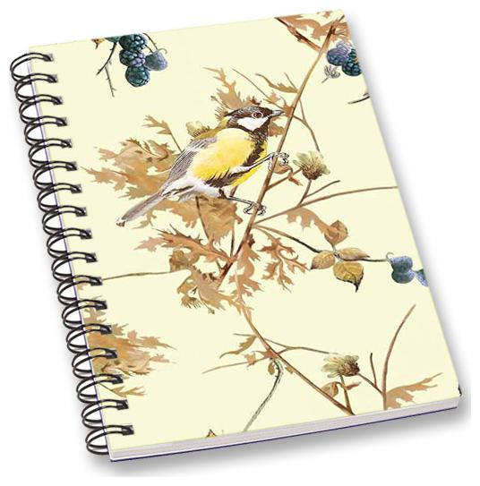 

RADANYA Floral Bird A5 Notebook Wirebound Ruled Paper Diary