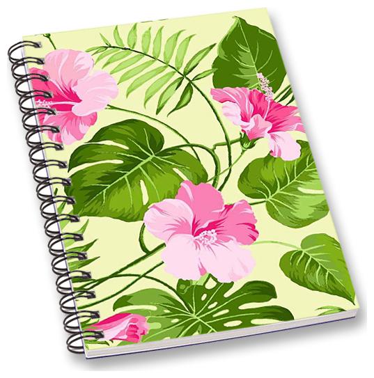 

RADANYA Floral A5 Notebook Wirebound Ruled Paper Diary