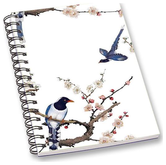 

RADANYA Floral Bird A5 Notebook Wirebound Ruled Paper Diary