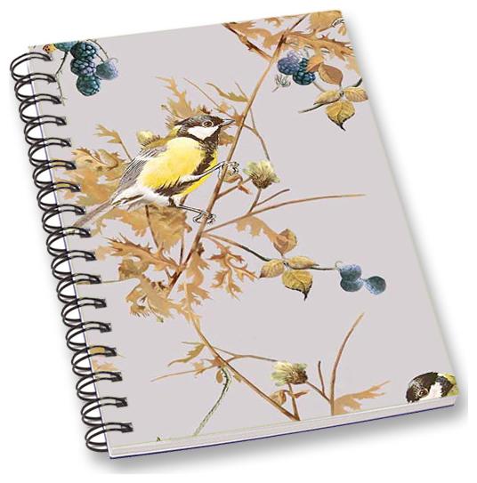 

RADANYA Floral Bird A5 Notebook Wirebound Ruled Paper Diary