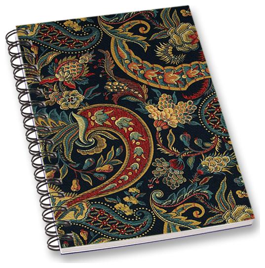 

RADANYA Floral Paisley A5 Notebook Wirebound Ruled Paper Diary