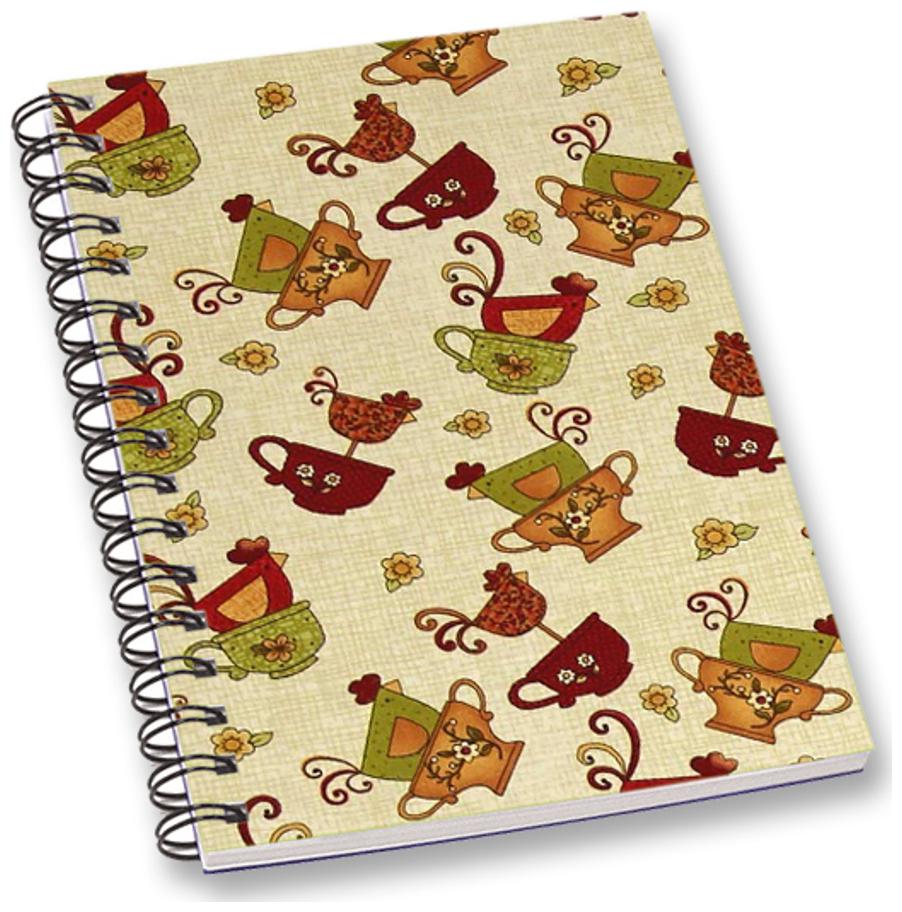 

RADANYA Floral A5 Notebook Wirebound Ruled Paper Diary