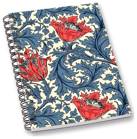 

RADANYA Floral A5 Notebook Wirebound Ruled Paper Diary