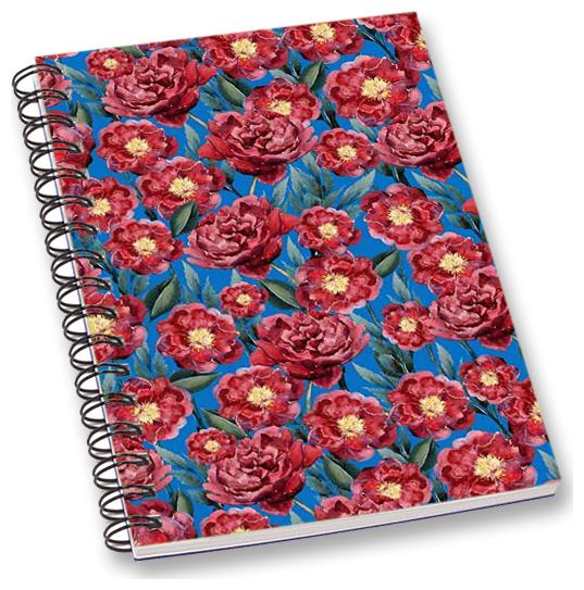 

RADANYA Floral A5 Notebook Wirebound Ruled Paper Diary