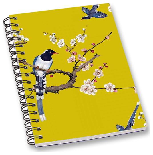 

RADANYA Floral Bird A5 Notebook Wirebound Ruled Paper Diary