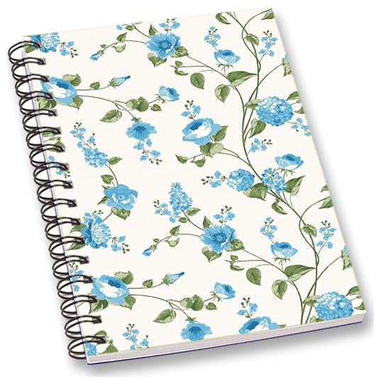 

RADANYA Floral A5 Notebook Wirebound Ruled Paper Diary