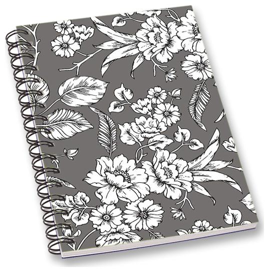 

RADANYA Floral A5 Notebook Wirebound Ruled Paper Diary