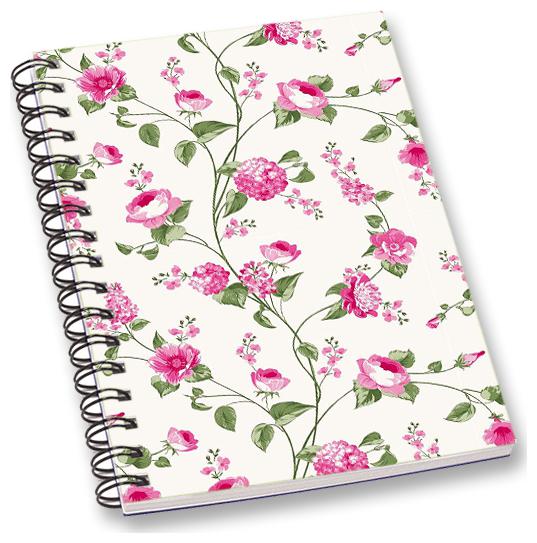 

RADANYA Floral A5 Notebook Wirebound Ruled Paper Diary