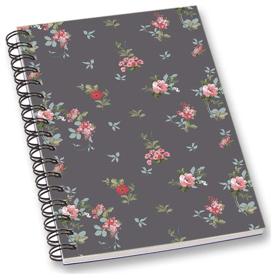

RADANYA Floral A5 Notebook Wirebound Ruled Paper Diary