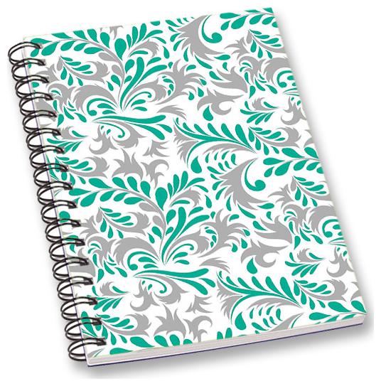 

RADANYA Floral A5 Notebook Wirebound Ruled Paper Diary