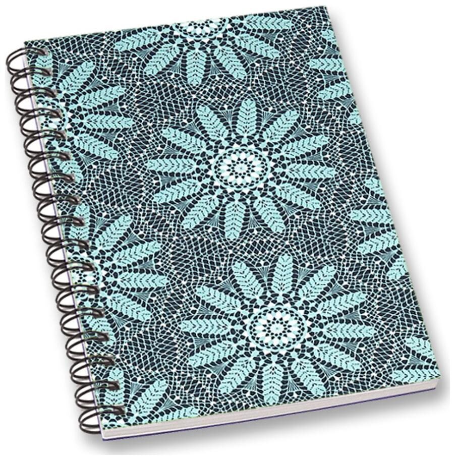 

RADANYA Floral A5 Notebook Wirebound Ruled Paper Diary