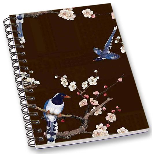 

RADANYA Floral Bird A5 Notebook Wirebound Ruled Paper Diary