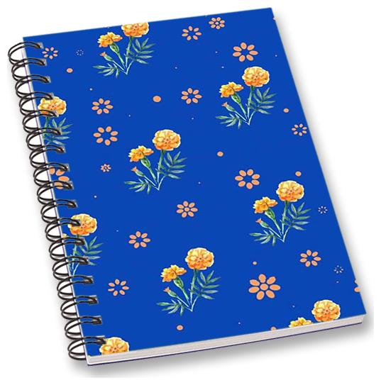 

RADANYA Floral A5 Notebook Wirebound Ruled Paper Diary