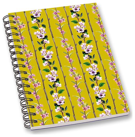 

RADANYA Floral A5 Notebook Wirebound Ruled Paper Diary