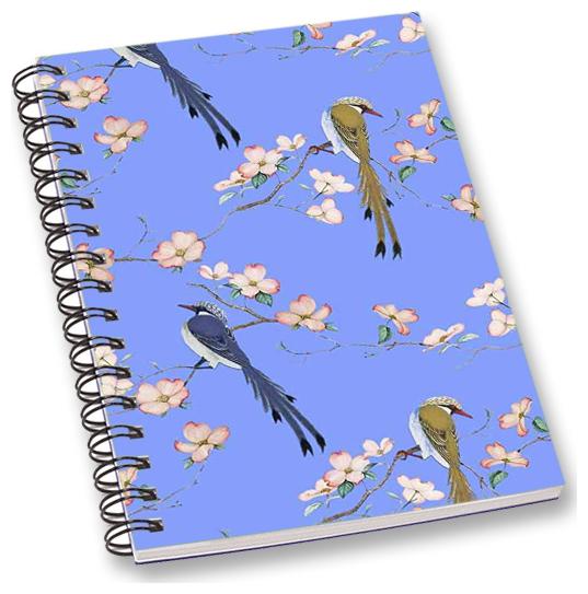 

RADANYA Floral Bird A5 Notebook Wirebound Ruled Paper Diary