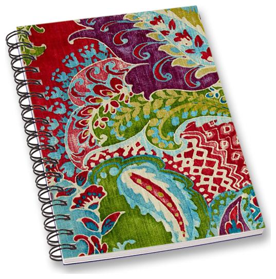 

RADANYA Floral Paisley A5 Notebook Wirebound Ruled Paper Diary