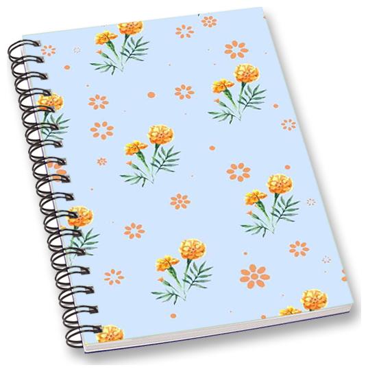 

RADANYA Floral A5 Notebook Wirebound Ruled Paper Diary