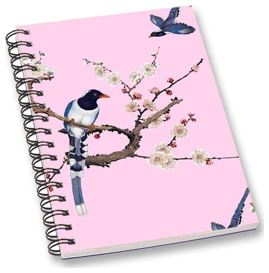 

RADANYA Floral Bird A5 Notebook Wirebound Ruled Paper Diary