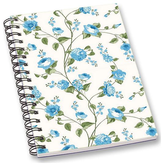 

RADANYA Floral A5 Notebook Wirebound Ruled Paper Diary