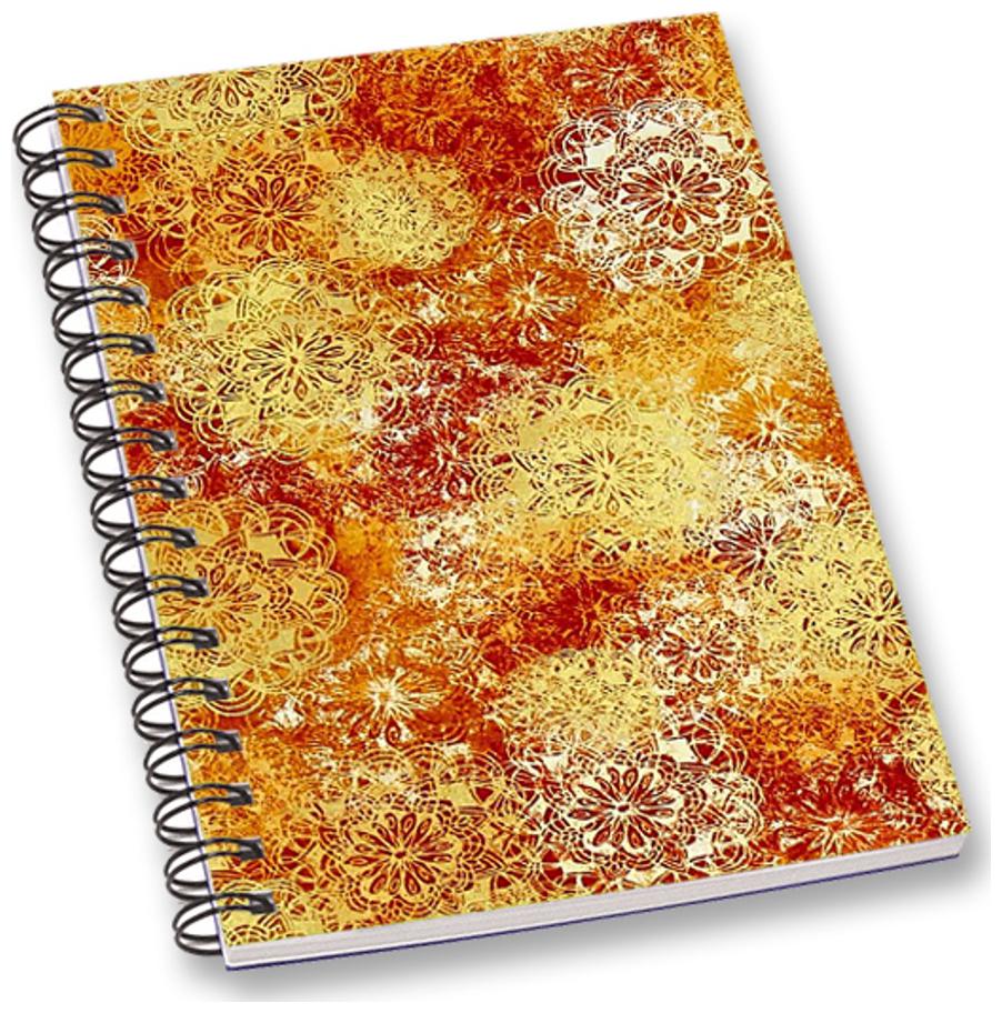 

RADANYA Floral A5 Notebook Wirebound Ruled Paper Diary