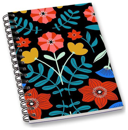 

RADANYA Floral A5 Notebook Wirebound Ruled Paper Diary