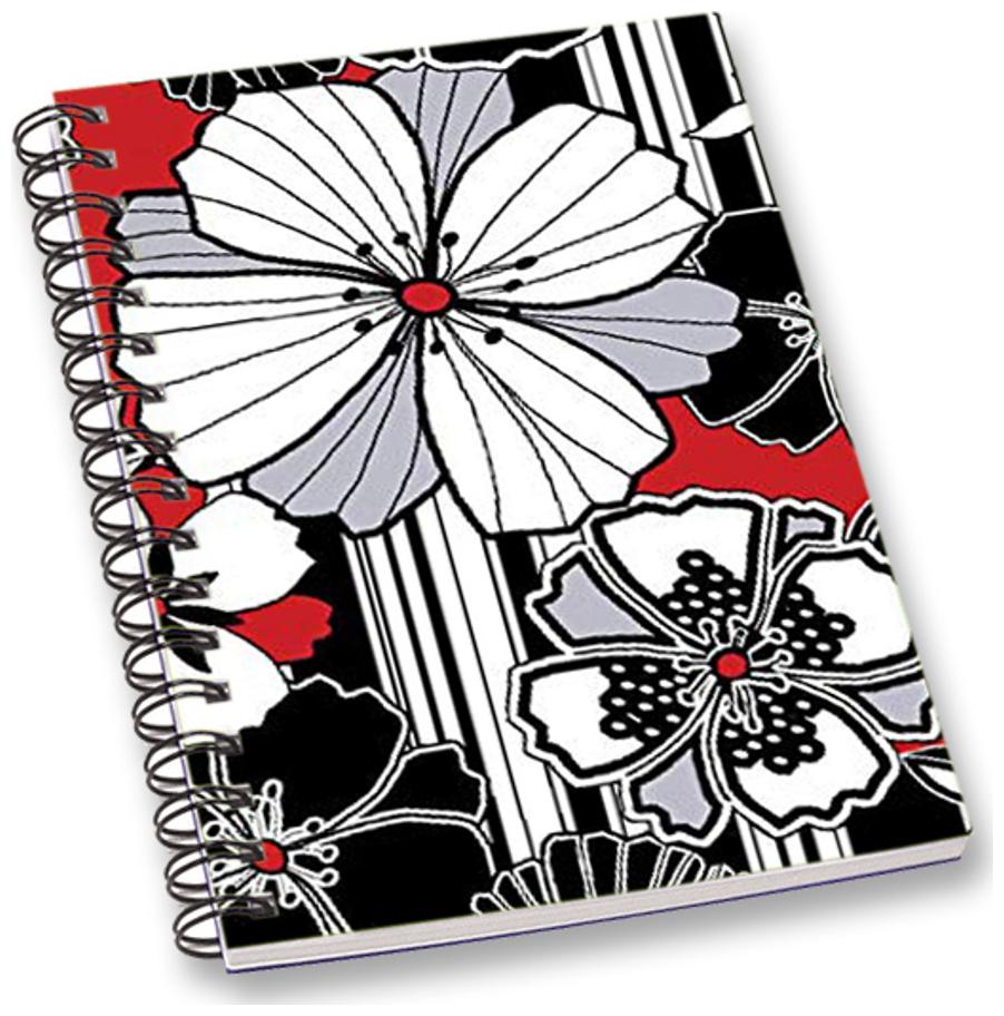 

RADANYA Floral A5 Notebook Wirebound Ruled Paper Diary