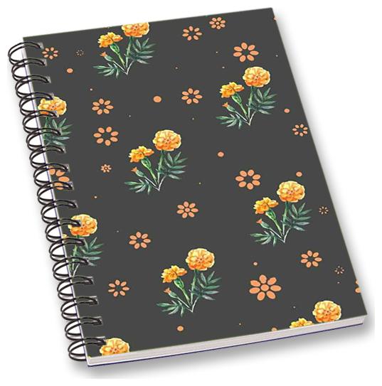 

RADANYA Floral A5 Notebook Wirebound Ruled Paper Diary