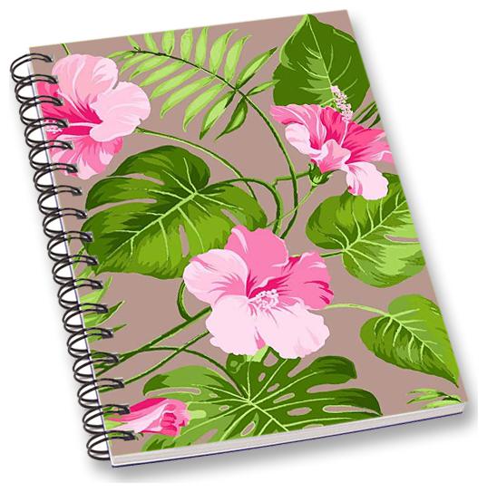 

RADANYA Floral A5 Notebook Wirebound Ruled Paper Diary