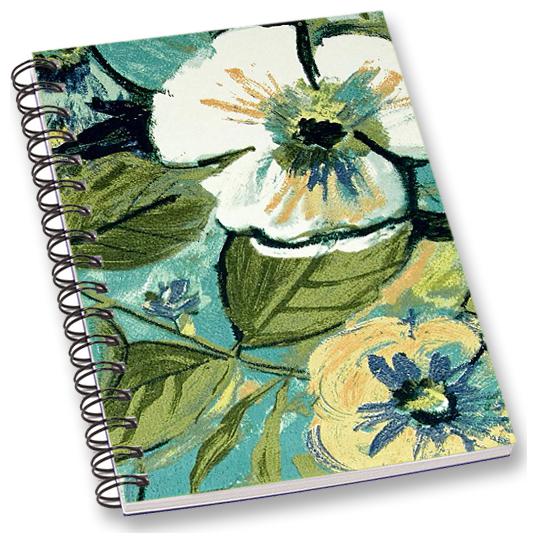 

RADANYA Floral A5 Notebook Wirebound Ruled Paper Diary