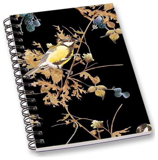 

RADANYA Floral Bird A5 Notebook Wirebound Ruled Paper Diary
