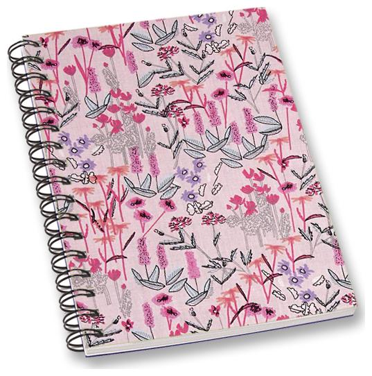 

RADANYA Floral A5 Notebook Wirebound Ruled Paper Diary