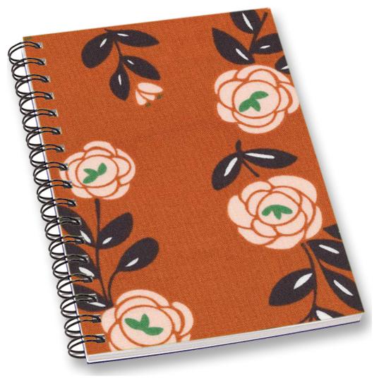 

RADANYA Floral A5 Notebook Wirebound Ruled Paper Diary