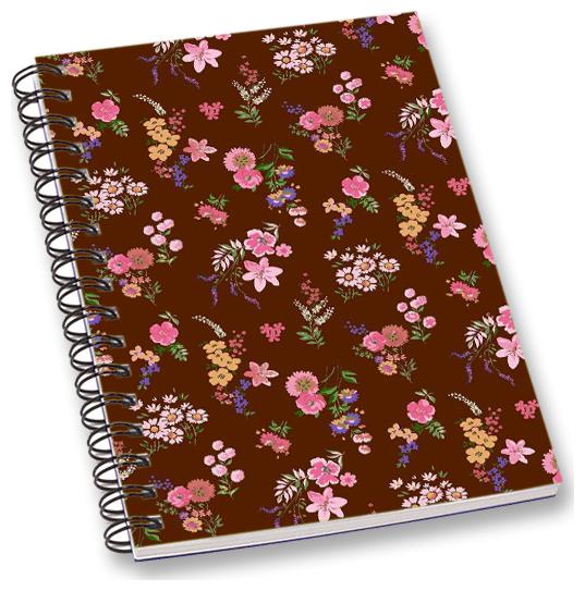 

RADANYA Floral A5 Notebook Wirebound Ruled Paper Diary
