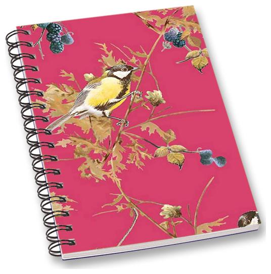 

RADANYA Floral Bird A5 Notebook Wirebound Ruled Paper Diary