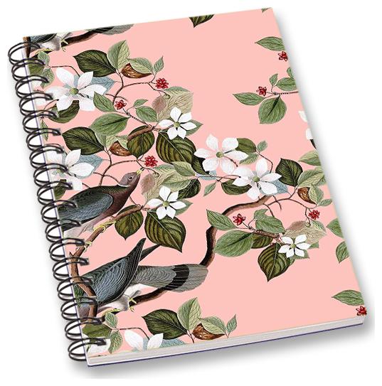 

RADANYA Floral A5 Notebook Wirebound Ruled Paper Diary
