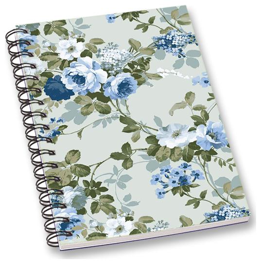

RADANYA Floral A5 Notebook Wirebound Ruled Paper Diary