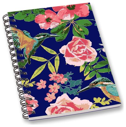 

RADANYA Floral Bird A5 Notebook Wirebound Ruled Paper Diary