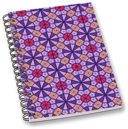 

RADANYA Geometric A5 Notebook Wirebound Ruled Paper Diary