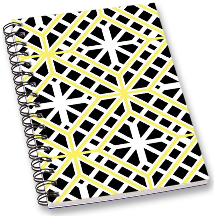 

RADANYA Geometric A5 Notebook Wirebound Ruled Paper Diary