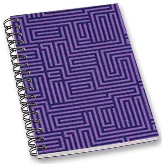 

RADANYA Geometric A5 Notebook Wirebound Ruled Paper Diary