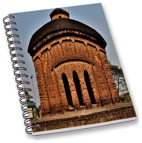 

RADANYA Historical Place A5 Notebook Wirebound Ruled Paper Diary