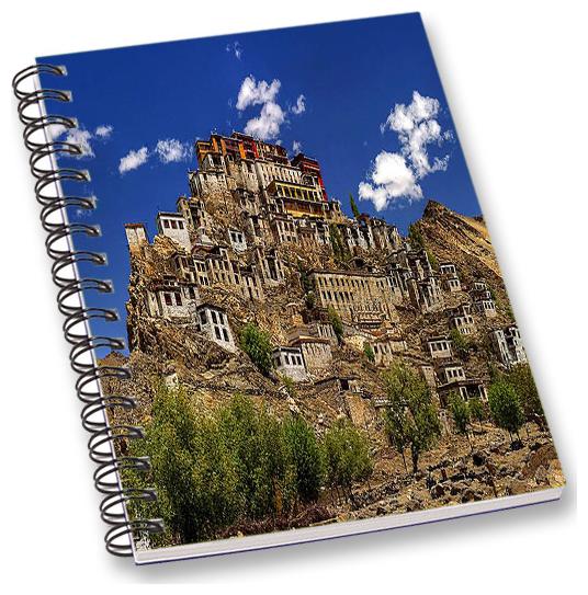 

RADANYA Historical Place A5 Notebook Wirebound Ruled Paper Diary